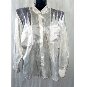 Vintage 80’s Blouse, Size Large